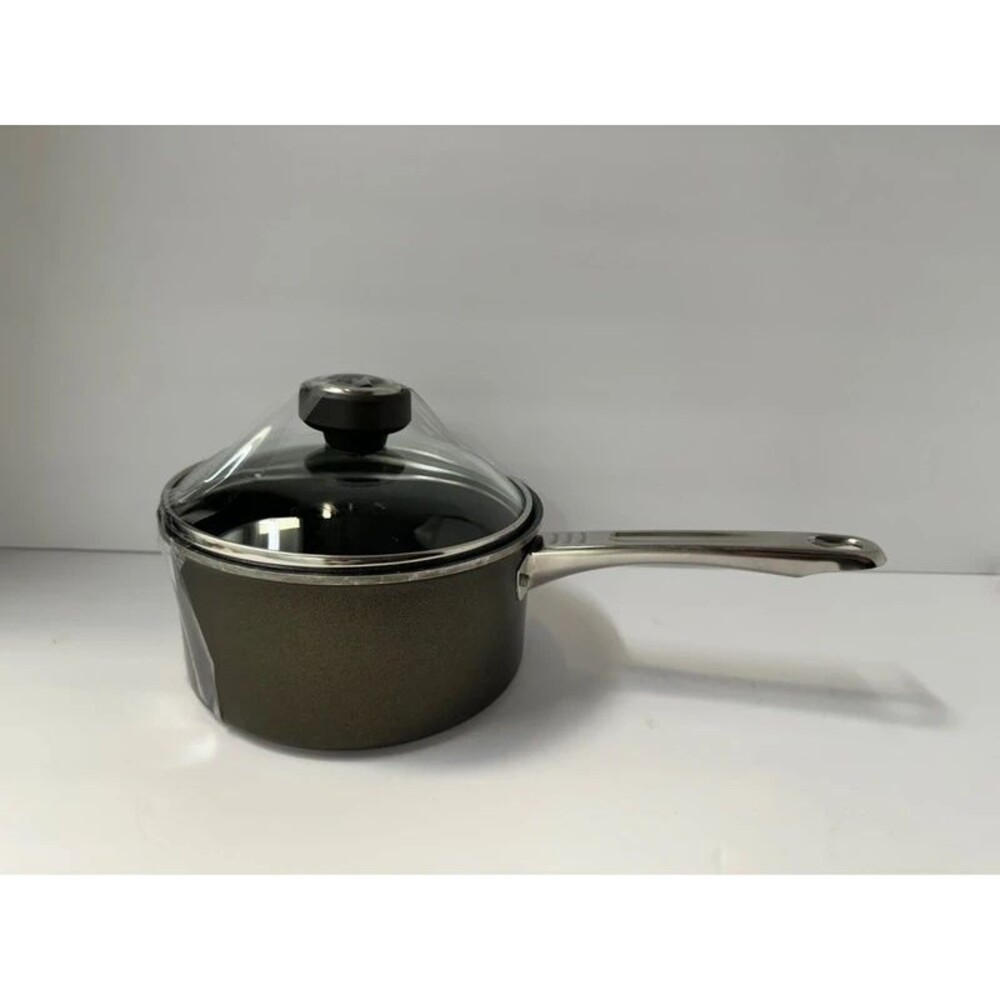 Made in France Nonstick Saucepan 6” Glass Lid Stainless Handle